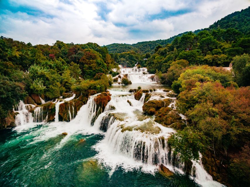From Split & Trogir: Krka Waterfalls Day Tour with Boat Ride - How the independent walking time works