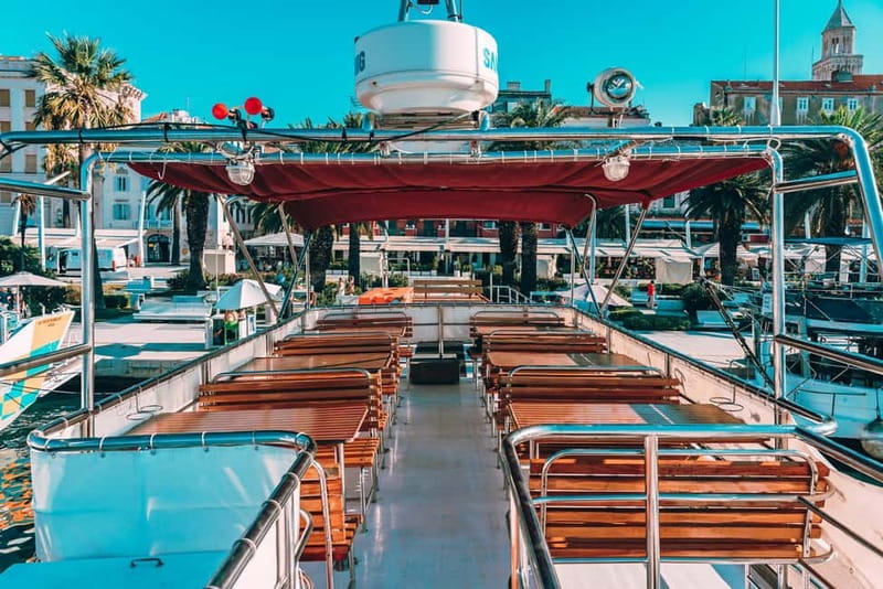 From Trogir: Blue Lagoon & Šolta Cruise with Lunch & Drinks - Lunch beneath 100-year-old pines