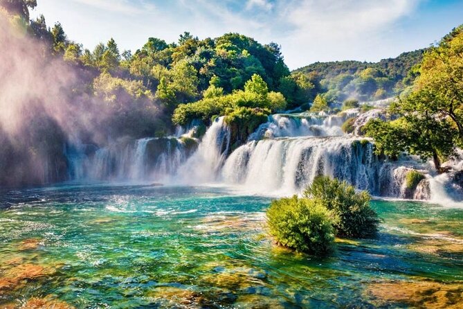 From Trogir, Seget, Okrug: Krka Waterfalls & Šibenik Culture Tour - A short walk through Skradin