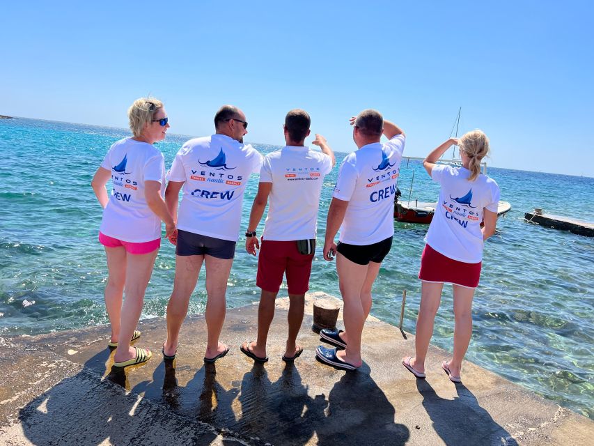 From Trogir: Three Islands Half-Day Speedboat Tour - The Blue Lagoon: clear water and the first long stop