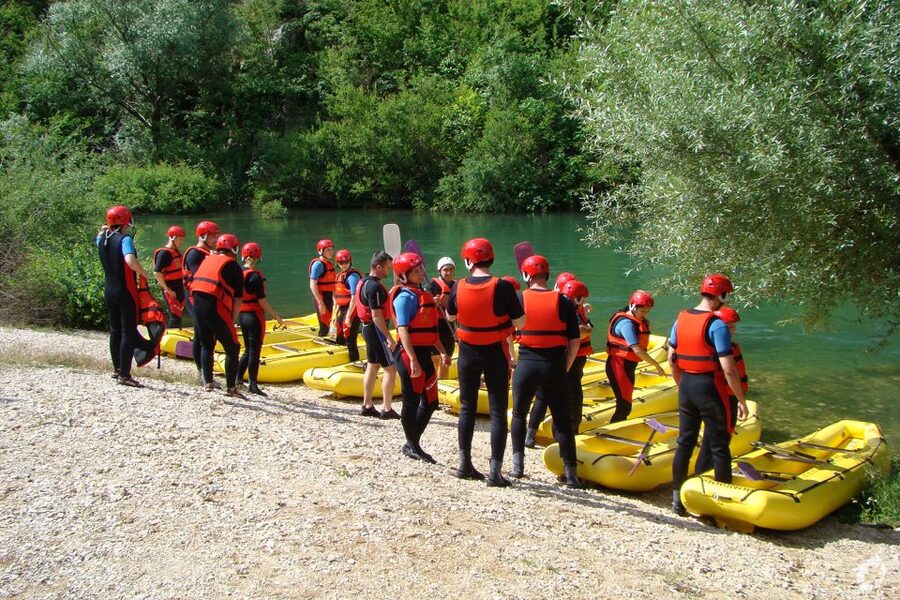 Half-Day Cetina River Rafting - Canyon walls, waterfalls, and quiet bends
