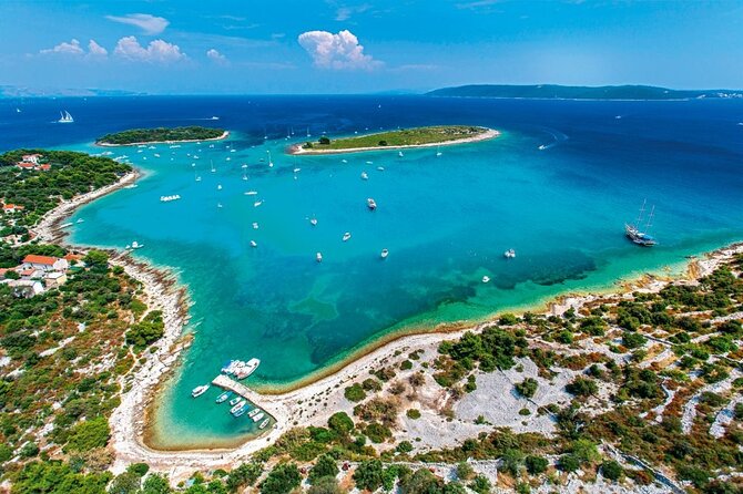 Half Day Tour: Blue Lagoon, UNESCO Town of Trogir, island Ciovo - Leaving Split on a small speedboat
