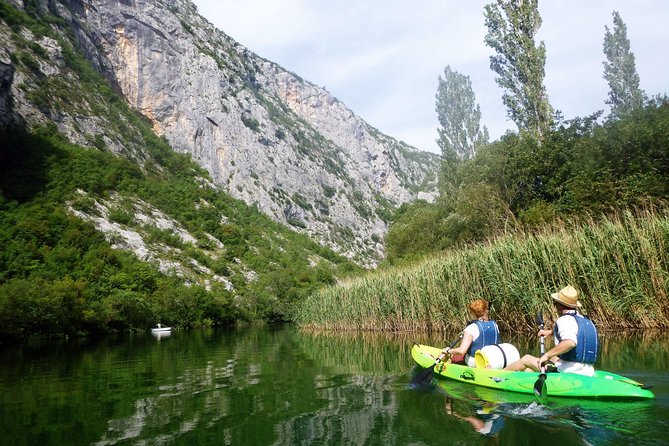 Kayaking and Snorkeling in Omiš - Paddling the calm Cetina River