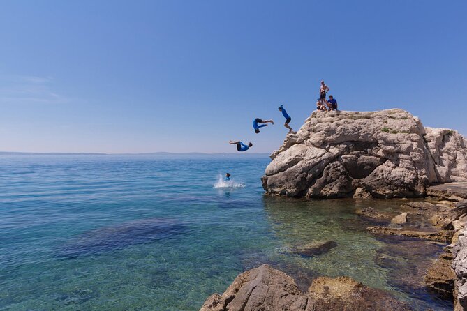 Kayaking in the Adriatic Sea with Snorkeling from Podstrana - Reaching the Secluded Pebble Beach