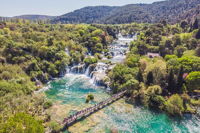 Krka National Park Tour with tour Guide & Wine tasting from Split & Trogir - Skradin: lunch, swimming, and a slower hour