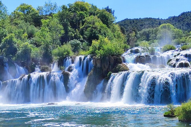 Krka Waterfalls half day, Private Tour from Sibenik - The boat ride from the park