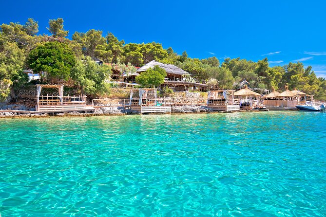 Luxury Blue Cave & Five Islands Tour from Split - Palmižana brings the pine trees and yachts
