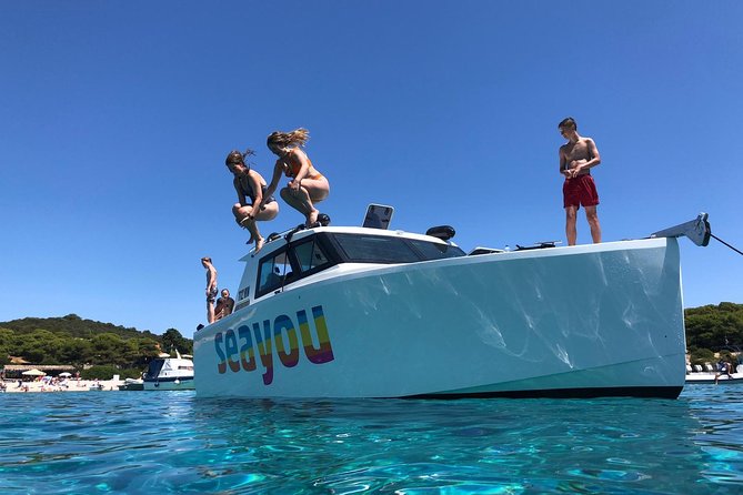 Luxury Blue Cave, Hvar and Vis Boat Tour from Split and Brac - Entering the Blue Cave on Bisevo