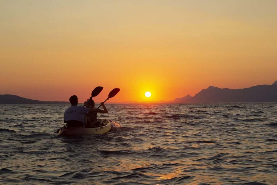 Makarska: Guided Sea Kayaking Tour with Snorkeling Stop - Around Osejava, where the coast gets wilder