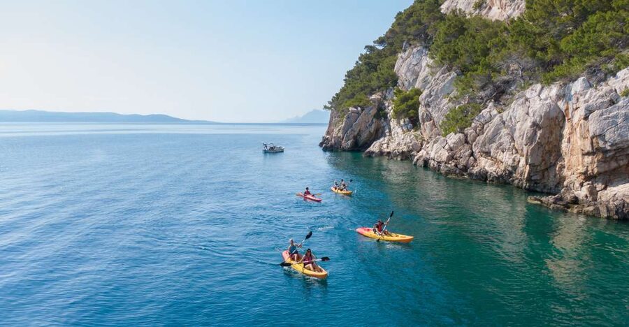 Makarska: Guided Sea Kayaking Tour with Snorkeling Stop - Weather, sea conditions, and practical planning