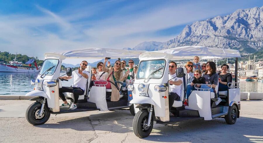Makarska: Skywalk Tuk-Tuk Tour with Skip-the-Line Ticket - The panoramic photo stop and Croatian tasting