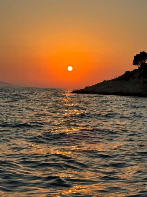 Makarska: Sunset private boat tour from Makarska - Forty-five minutes at Nugal Beach