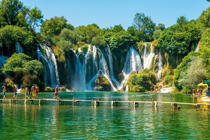 Mostar and Kravica Waterfall Discovery Day Trip from Split or Trogir - Kravica Falls and the optional swim