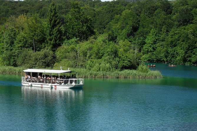 National Park Plitvice Lakes from Split - The boat ride and eco-friendly park bus