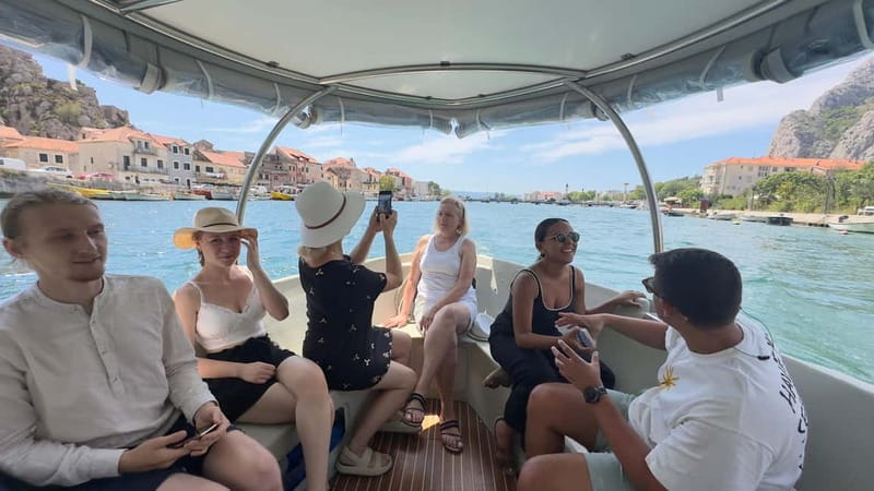 Omiš: 2-Hour Cetina River Boat Tour and Nature Park Visit - Leaving Omiš and entering the Cetina Canyon