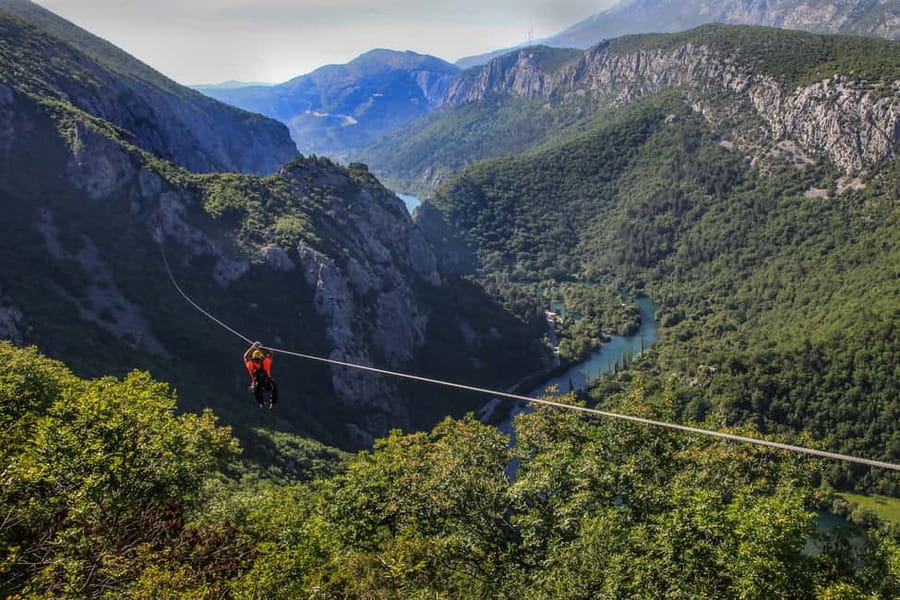 Omiš: 3-Hour Cetina Canyon Zipline Experience - The 25-Meter Practice Lines
