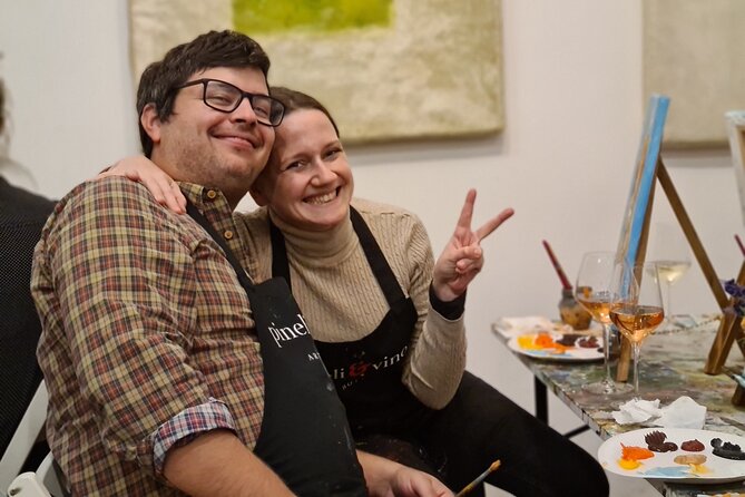 Painting party at Art Bottega - Paint & Wine Studio in Split - Your finished painting as a Split souvenir