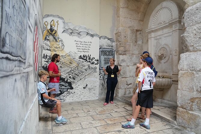 People of Split - meet the locals - Starting at the Split sign on Riva Harbor