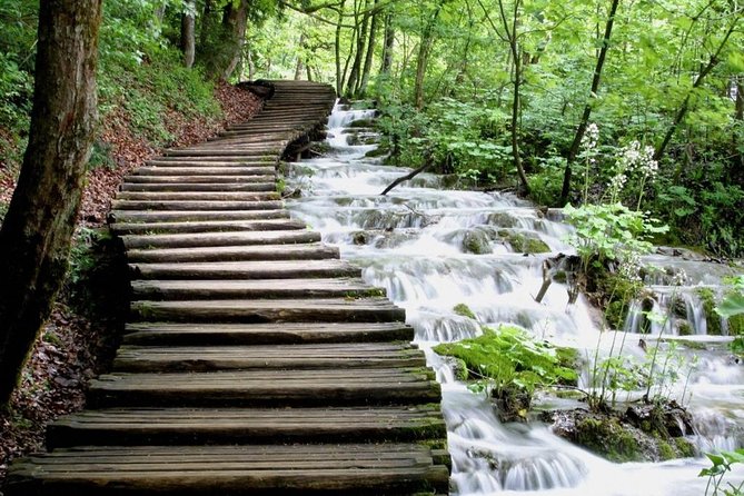 Plitvice Lakes Small Group Tour Ecco from Split or Trogir - Kozjak Lake by boat, then the electric train