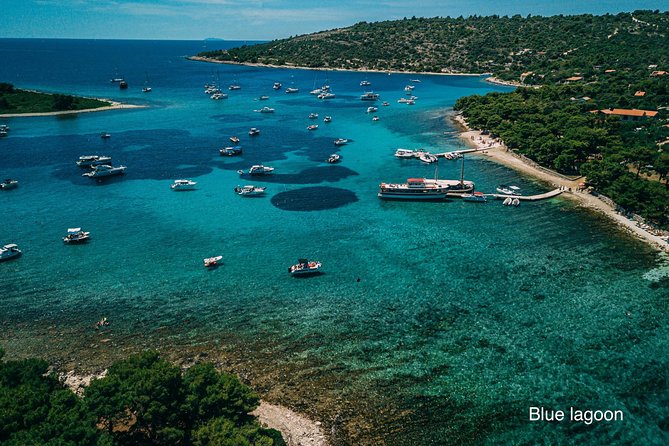 Private 3 islands Tour With Speed boat to Blue Lagoon and Solta from Split or Trogir - Blue Lagoon and Krknjasi Bay for swimming