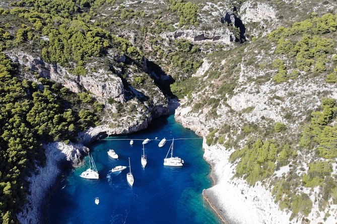 Private Blue cave, Mamma Mia and Hvar, 5 islands tour from Split - Budikovac’s Blue Lagoon and a practical swim stop
