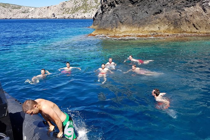 Private Blue Lagoon and 3 islands Tour from Trogir and Split - A short swim at Maslinica Beach