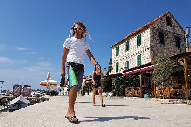 Private Blue Lagoon and Hidden Bays tour from Split & Brac for 12 - Cruising the cliffs and coves of Solta