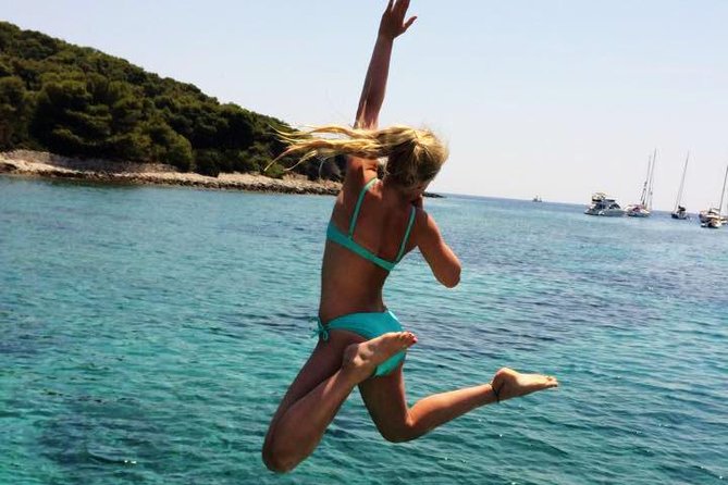 Private Boat tour to the Blue Lagoon & Solta - Swim, Snorkel, Tan and Relax! - Maslinica: a one-hour pause in a fishing town