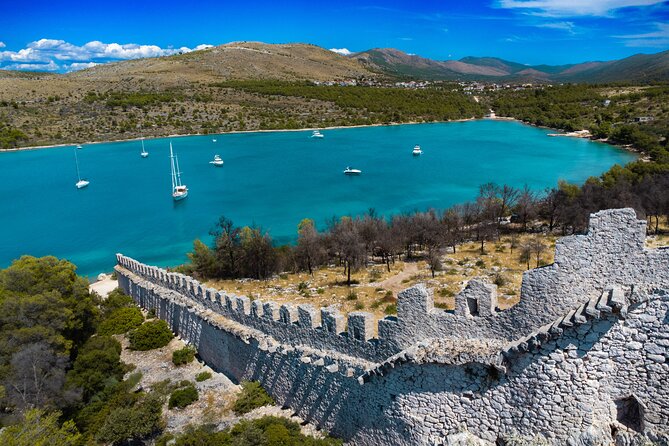 Private Boat Trip Swim and Chill in Crystal Blue Šibenik half day - The Dvainka islands and their clear water