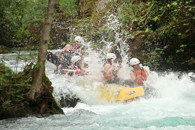 Private Cetina rafting trip|Cave exploring|Cliff jumping & more - Class II and III rapids for first-time rafters