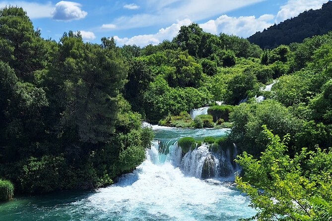 Private Krka Waterfalls Day Trip from Split including Wine Tasting & Lunch - A rustic lunch built around local products