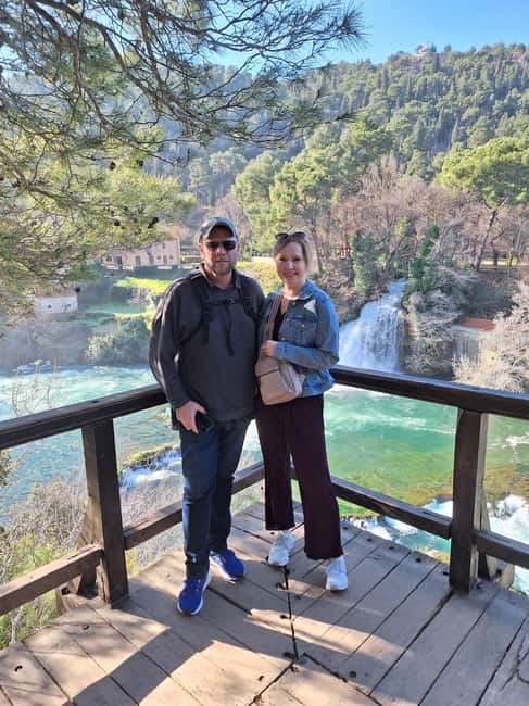 Private Krka Waterfalls Tour from Split with stop in Trogir - The wooden walkways and waterfall setting