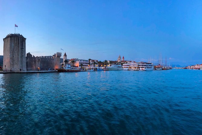 Private Sunset Tour from Trogir by Speedboat - Trogir by night from the water