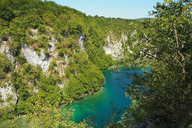 Private Tour to Plitvice Lakes National Park from Split - Riding the electric train through the park
