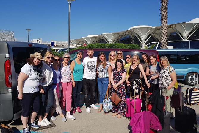 Private transfer Split airport to Split (any location) up to 8 passengers - Why the group price can be good value