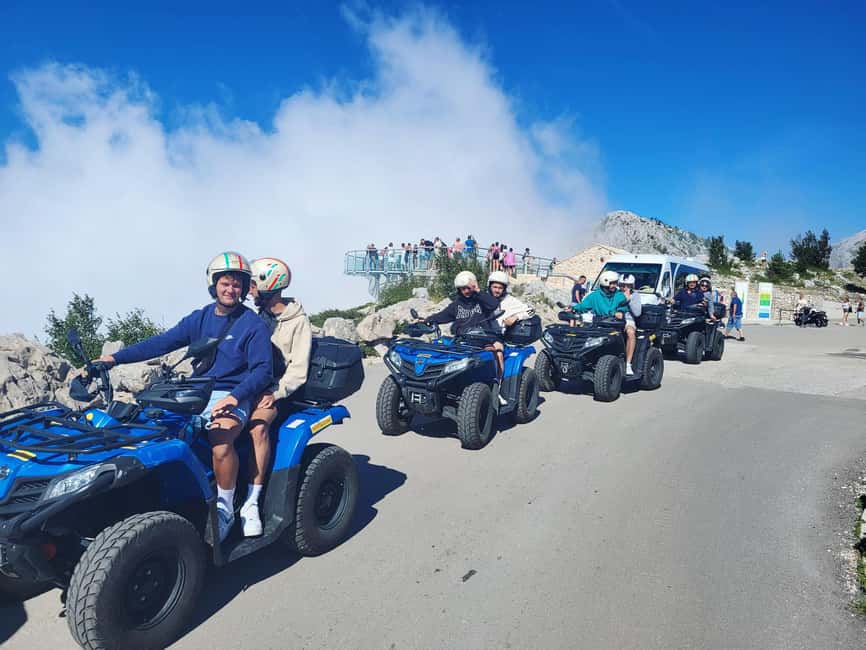 Quad tour to Biokovo Skywalk - Riding from Makarska toward Biokovo