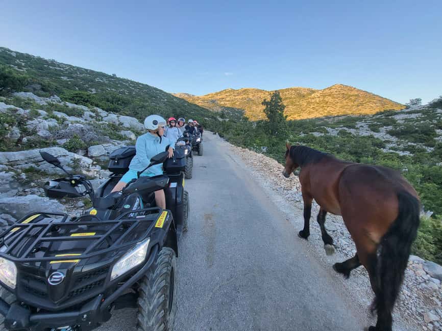 Quad tour to Biokovo Skywalk - Walking 12 meters over the cliff