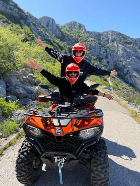 Quad Tour to Makarska Riviera offroad Adventure - Getting comfortable on a 500cc ATV