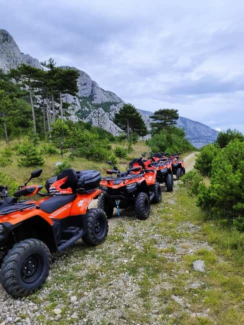 Quad Tour to Makarska Riviera offroad Adventure - The second riding section: one more hour on rough tracks