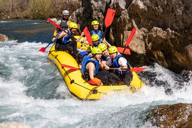 Rafting Cetina River from Split or Cetina river - Cold water, optional jumps, and pauses between rapids