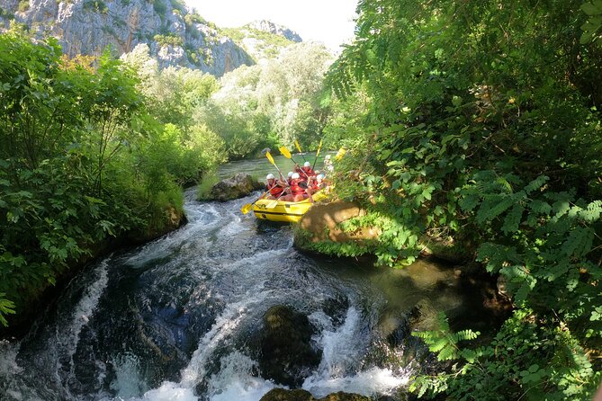 Rafting Cetina River Half Day Trip - Swimming, the waterfall, and the five-meter jump