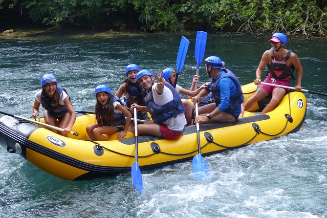 Rafting Experience in the Canyon of the River Cetina - The final rapids and the calm finish