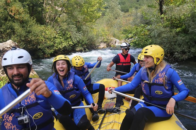 Rafting on Cetina River Departure from Split or Blato na Cetini village - Paddling through the first rapids