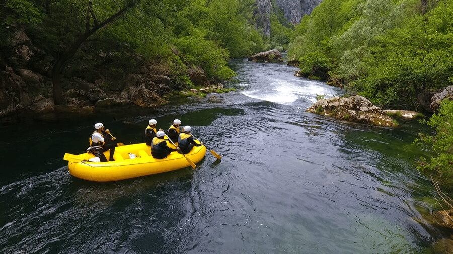 Rafting on the Cetina river - Two and a half hours on the Cetina