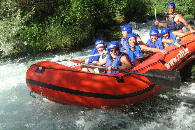 Rafting on the River Cetina from Omis Croatia - Starting at Planovo in Omiš