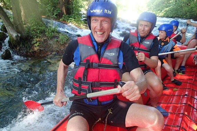 Rafting on the River Cetina from Omis Croatia - The livelier second half and the big waterfall