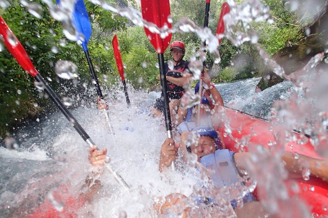 Rafting on the River Cetina from Omis Croatia - What the group size means on the water