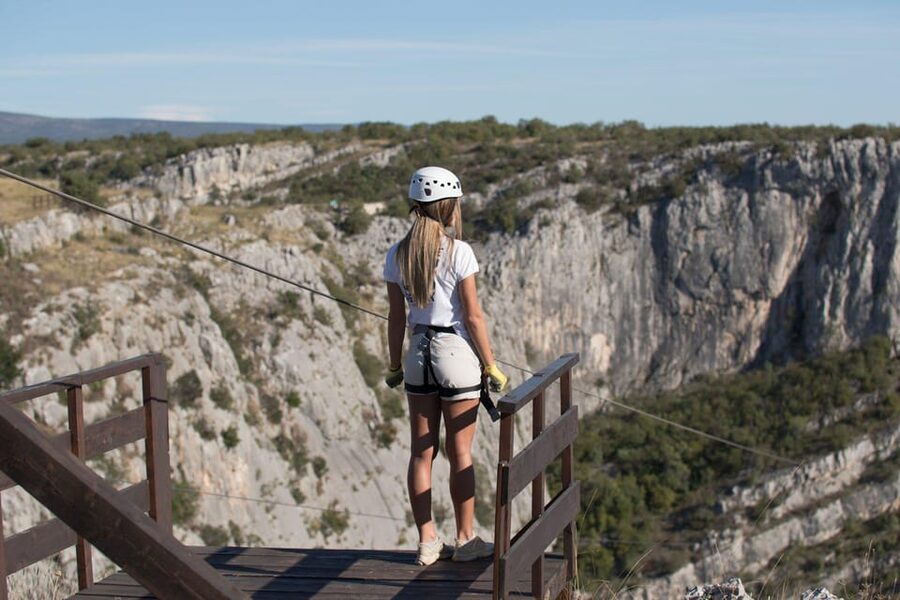 Šibenik : Zipline Šibenik - Čikola Canyon - Who will enjoy this most?