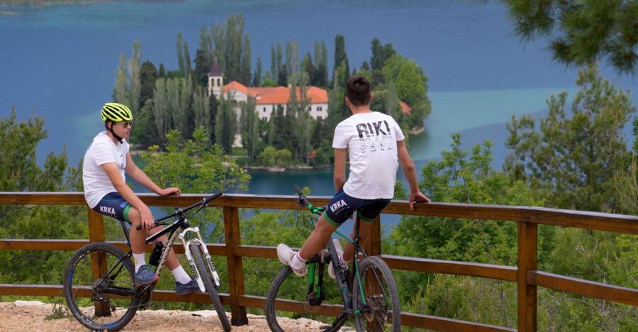 Skradin: Krka National Park E-Bike Adventure & Viewing Point - Hill Zurica and the first big view