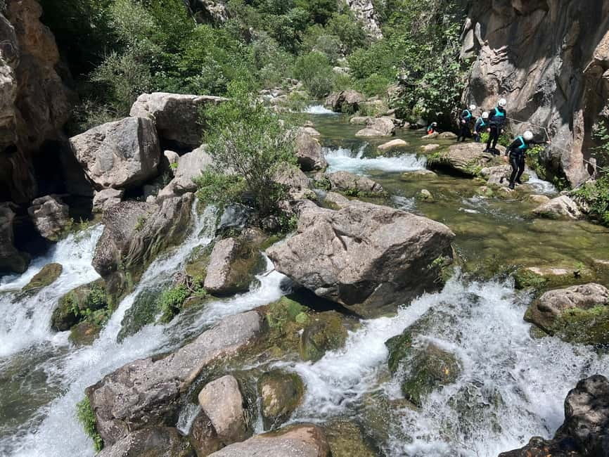 Small Group Canyoning with proffesional guide - Jumps, rapids, and the waterfall passage